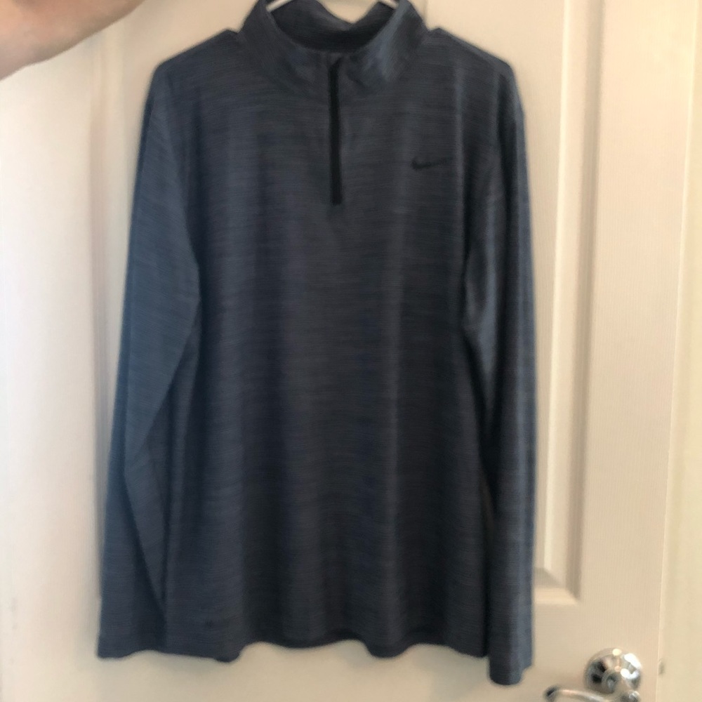 Blue/gray Nike pullover. New! Never worn. Dri Fit